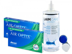 Air Optix for Astigmatism (2x3 čočky) + roztok Laim Care 400ml