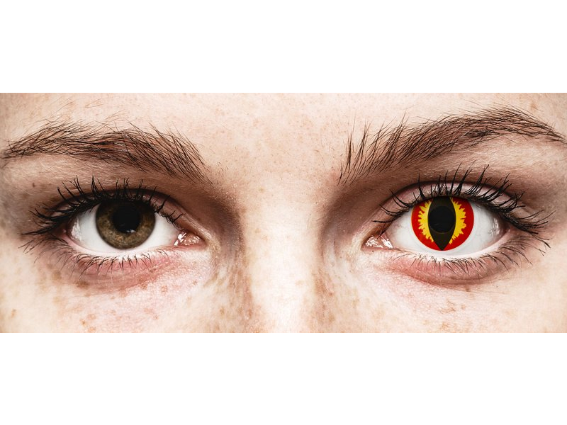ColourVUE Crazy Lens - Dragon Eyes - nedioptrické (2 čočky)