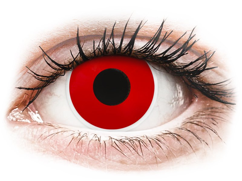 ColourVUE Crazy Lens - Red Devil - nedioptrické (2 čočky)