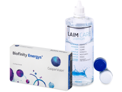 Biofinity Energys (3 čočky) + roztok Laim-Care 400 ml