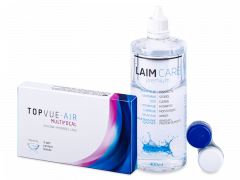 TopVue Air Multifocal (3 čočky) + roztok Laim Care 400 ml